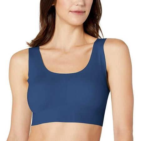 

BALI Navy Comfort Revolution EasyLite Seamless Wirefree Bra US Large NWOT