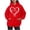 Red D, variant on Enjoytime Sweatshirt for Women Hearts Print Lightweight Casual Pullover Hoodies Fall Cozy Trendy Long Sleeve Hoodie