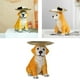 thumbnail image 4 of Figuras creativas de perro, estatua de almacenamiento, llavero de resina, soporte para figuras de animales Bandeja en la cabeza, 4 of 8