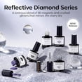 thumbnail image 7 of modelones Gel Nail Polish Set with French Tip and heart cat eye magnet, 6 Colors Jelly Sheer Black White Cat Eye Silver Blue Purple Glitter Gel Polish Kit Soak Off UV Salon DIY at Home Gift for Women, 7 of 7