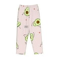 thumbnail image 4 of Xecao Avocado Doing Sport Yoga Women's Straight Lounge Pajama Pants: The Epitome of Relaxed Sleepwear, 4 of 9