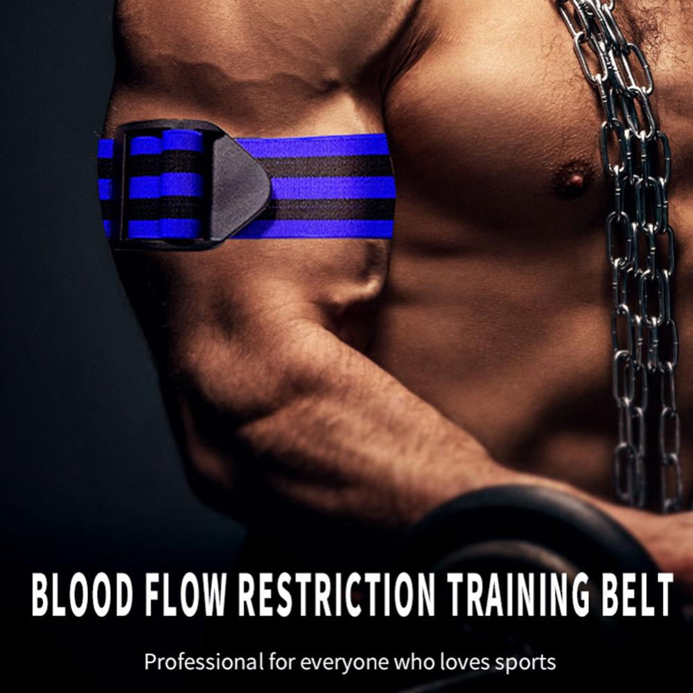 Strong Elastic Strap Works for Arms,Legs Z-Fitness Occlusion Training Bands,1 Pair of Bands Blood Flow Restriction Bands Help Gain Muscle Without Lifting Heavy Quick-Release 