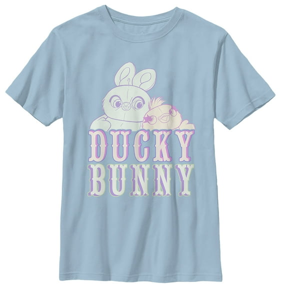 Boy's Toy Story Ducky & Bunny Hugs Graphic Tee Light Blue X Small
