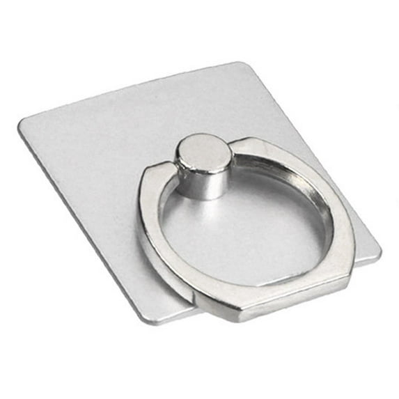 Ring Holder Stand for Blackberry KEYone, Z10, Q10, Z30, Bold 9900, Passport, Priv, Classic, 9930, 9850, 9930, Q5 (Silver), w/ 360 Degree Rotation, + Mini Stylus