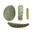 thumbnail image 2 of Sage Feather Abalone Shell Palo Santo Wood Smudge Kit Spiritual House Cleanse Reiki Smoke, 2 of 3