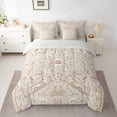 thumbnail image 2 of Homewish Floral Safari Deer Rabbit 7 Pieces Bedding Comforter Set for Female Men,Jungle Animal Full Bedding Set Lightweight,Exotic Style Fitted Sheet Flat Sheet,Super Cozy Room Decor,Reversible, 2 of 8