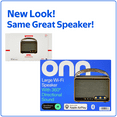 thumbnail image 5 of onn Large Wi-Fi Speaker with 360-Degree Directional Sound, Black, 5 of 8