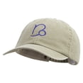 thumbnail image 2 of Capricorn Astrology Embroidered Big Size Washed Pigment Dyed Cap - Khaki XL-3XL, 2 of 5