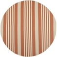 thumbnail image 2 of Safavieh Courtyard Caroline Striped Indoor/Outdoor Area Rug, Terracotta/Beige, 7'10" x 7'10" Round, 2 of 8