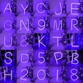 thumbnail image 4 of SHANJIA Upgraded Version Neon Letter, LED Alphabet Lights Up Letters USB Operated Purple Neon Wall Light for Bedroom,Birthday,Wedding Decor, 4 of 8