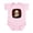 Petal Pink, variant on - Voodoo Doll Cartoon In Love Body Suit - Baby Light Bodysuit, Size Newborn - 24 Months