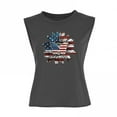 thumbnail image 2 of Jophufed Summer Tops for Women 2025 4th of July Tops Sunflower Printed Casual Summer Tank Tops Blouse Labor Day Sale, 2 of 6