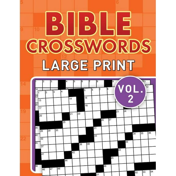 Bible Crosswords Large Print Vol. 2 (Paperback)