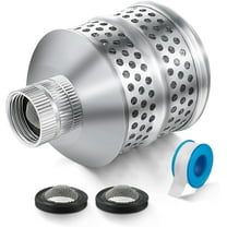 1 Set Bubbler Sprinkler Heads, 3/4 Inch Internal Thread Rustproof Aluminum Diffuser Flood Nozzle for Yard, Vegetable Garden, Soaker Sprinkler with 40 Inch Tape