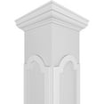 thumbnail image 4 of Ekena Millwork 12"W x 8'H Craftsman Classic Square Non-Tapered Paramount Fretwork Column w/ Tuscan Capital & Tuscan Base, 4 of 8