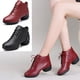 thumbnail image 2 of XIHAHA zapatillas de baile para mujer, zapatos de baile de Jazz para mujer, negro, rojo, botas de salón modernas para niña, zapatos deportivos, 2 of 5