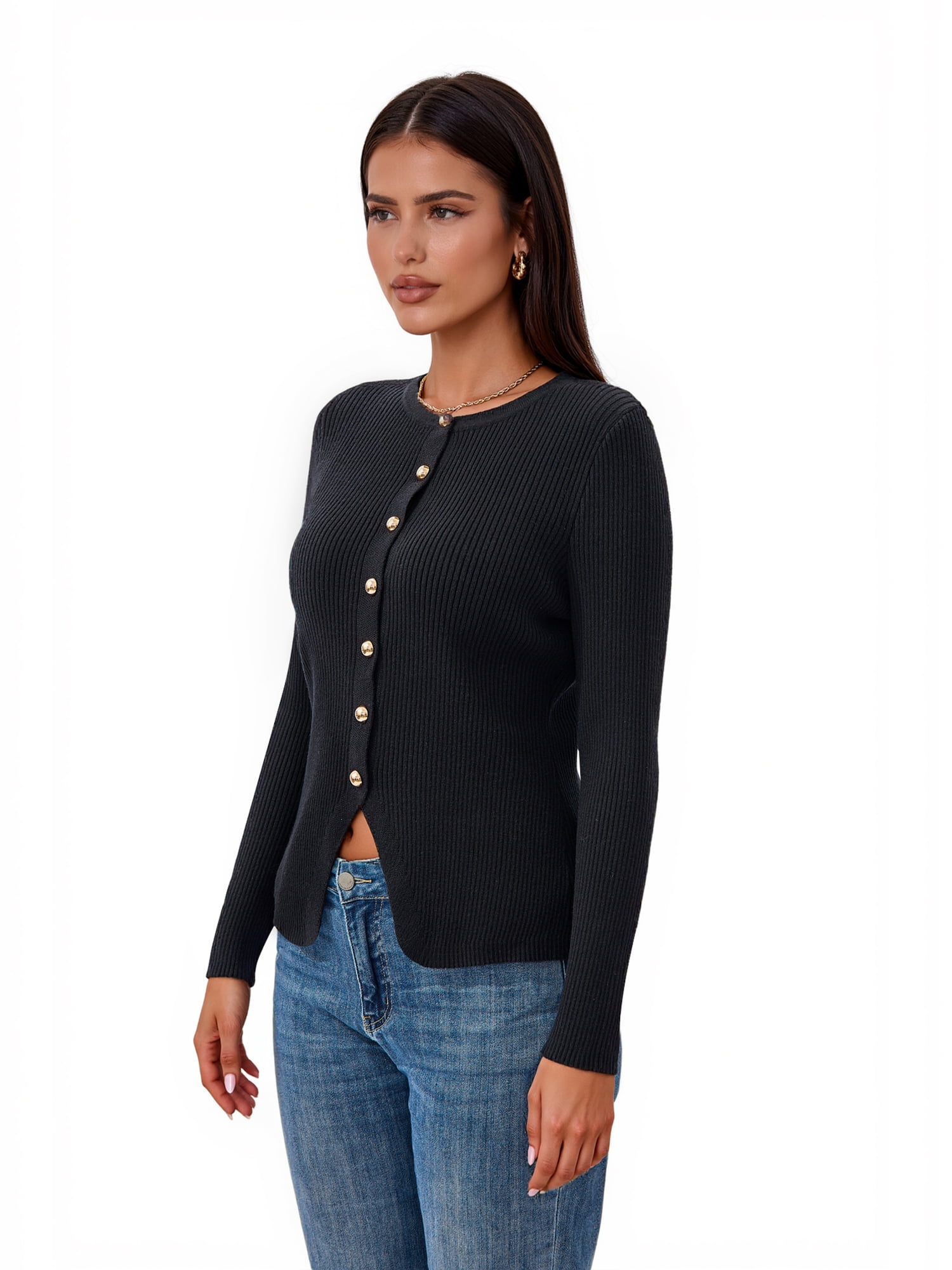 PRETTYGARDEN Women's Button Cardigan Sweater, Sizes S-XXL