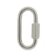thumbnail image 3 of Enlaces rápidos de material acero inoxidable Cable de mosquetón ovalado Cable de grillete Conector 316-8mm, 3 of 8