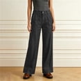 thumbnail image 5 of Vynhevius Women's Straight Leg Jeans Solid Button Zip Fly with Pockets Casual Full Length Denim Look Pants, 5 of 8