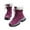 Purple, variant on Womens Snow Boots Anti-Slip Cold Weather Fur Lined Comfortable Winter Shoes Brown