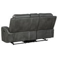 thumbnail image 5 of Raelynn Upholstered Motion Reclining Loveseat Grey, 5 of 13
