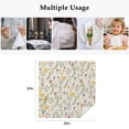 thumbnail image 5 of Wildflowers Blossom Cloth Napkins, Spring Pastoral Botanical Flowers Beige Washable and Reusable Dinner Napkins Set of 4, Table Napkin for Kitchen Party Birthday Wedding Hotel Housewarming 20"x20", 5 of 9