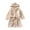 Brown, variant on Kids Robe Boys Girls Solid Hooded Fleece Sleep Robe Bathrobe Winter Warm Cute Soft Plush Pajamas for 2-3 Years