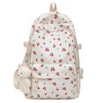 thumbnail image 1 of Floral Backpack for Girls Lightweight Travel Daypack Cute Flower Rucksack Large Capacity Backpack for School Commute, 1 of 3