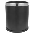 thumbnail image 1 of Metal Waste Paper Bin Basket Waste Rubbish Trash Can Kitchen Garbage Can, 1 of 5