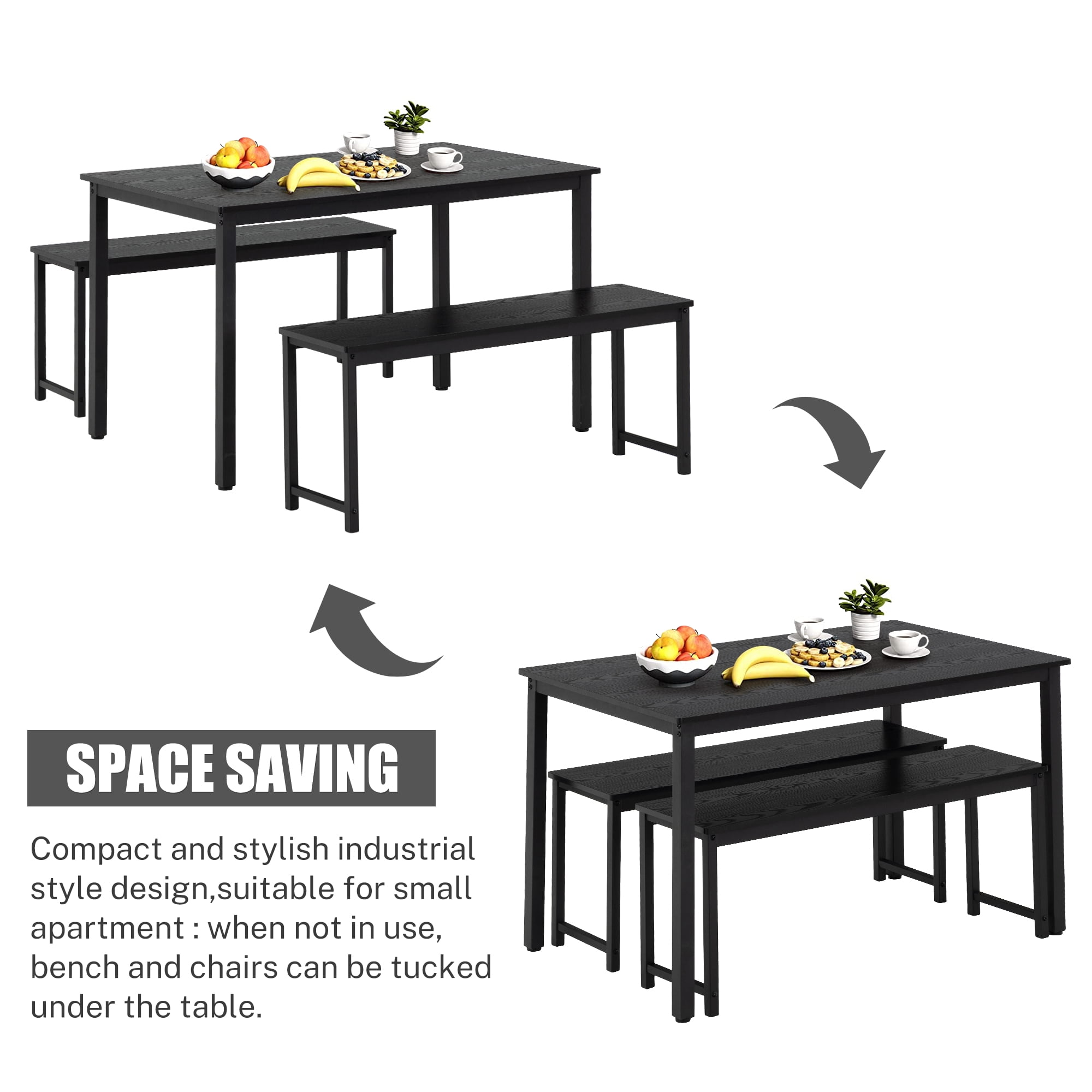 Hideaway table and online chairs ikea