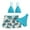 Sky Blue-b, variant on Swimsuits Girls' 3 Piece Swimsuit with Beach Skirt Summer Beach Girls' Swimwear Toddler Bathing Suit Girl for Teenagers 14-15Years Girl Fashion