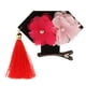 thumbnail image 2 of Bebé Princesa Borla Flor de material perla Pinza de cabellero Accesorio de Pasador de Rojo 2, 2 of 9