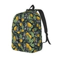 thumbnail image 2 of Daiia Citrus Fruits Elegant Lemons Vintage Canvas Backpack for Men and Women ,Hiking Backpack,Travel Laptop Bag for School,Large Capacity Backpack, 2 of 8