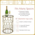 thumbnail image 4 of Adore Decor Harper Side Table Gold (FUST10018A), 4 of 8