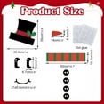 thumbnail image 3 of geerera Snowman Christmas Fridge Magnets, Holiday Themed Decorative Stickers and Wall Decals, Christmas Decorations for Fridge, Metal Door, Garage, Office Cabinets, 3 of 9