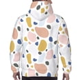 thumbnail image 7 of Haiem Geometric Spots Patterned Men's Hoodie with Kangaroo Pocket - Ideal Pullover Sweatshirt for Daily Wear, Travel, and Home-4X-Large, 7 of 7