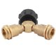 thumbnail image 4 of Tank Gas Propane Y Branch Adapter Connector Valve for Outdoor Grill Cylinder, 4 of 5