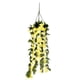 thumbnail image 2 of Guirnalda colgante de glicinia violeta artificial - Cesta de flores de seda de 85 cm para decoración de pared • Decoración de bodas y hogar, 2 of 3