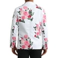 thumbnail image 3 of INSPIRE CHIC Floral Sport Coats for Men's Slim Fit Party Prom Flower Printed Blazers XL White, 3 of 6