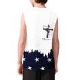 thumbnail image 5 of Ruyang 4th of July Tank Tops for Boys American Flag Graphic Sleeveless Sports Camisoles Summer Patriotic Active Tee Tops, 5 of 5