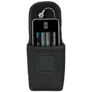 USA Gear Insulin Pump Case Compatible with Tandem t:Slim X2 - Belt Loop, Neoprene, Carabiner, Black