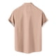 thumbnail image 4 of Camisas Para Hombre Camisa Hawaiana Casual Botones Sólidos Playa Con Bolsillo Turndown Blusa de Manga Corta Odeerbi  ODB157272, 4 of 4