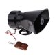 thumbnail image 5 of Bocina de de telemando Inalámbrico de 7 Tonos Impermeable para Coche de 12 V 120-150db Negro Yotijar Alarma de control remoto, 5 of 9