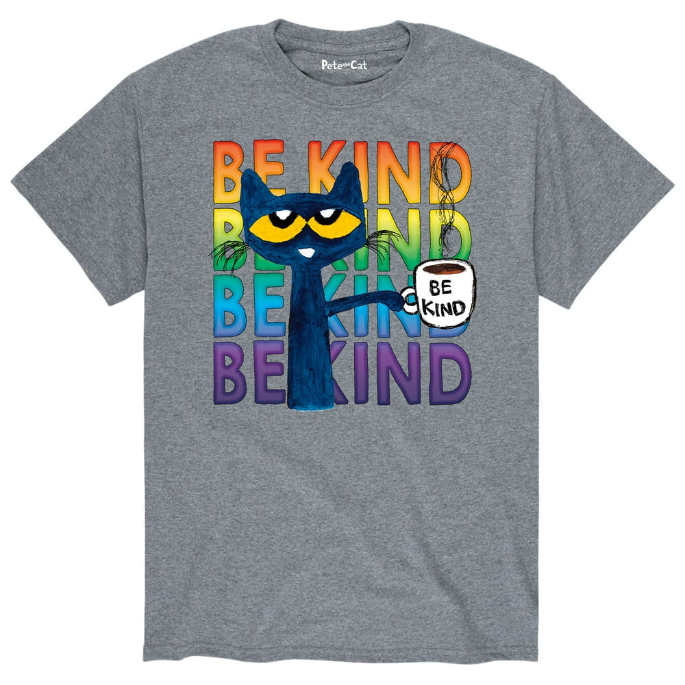 PETE THE CAT Pete The Cat Be Kind Coffee Men's Short Sleeve Graphic