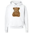 thumbnail image 2 of Inktastic Vintage Teddy Bear with Patch Adult Hoodie Sweatshirt, 2 of 4