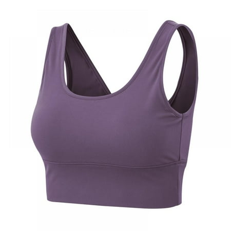 

Spdoo Wireless Comfort Vest Plus Size Sports Vest Yoga Fitness Bra Purple 38