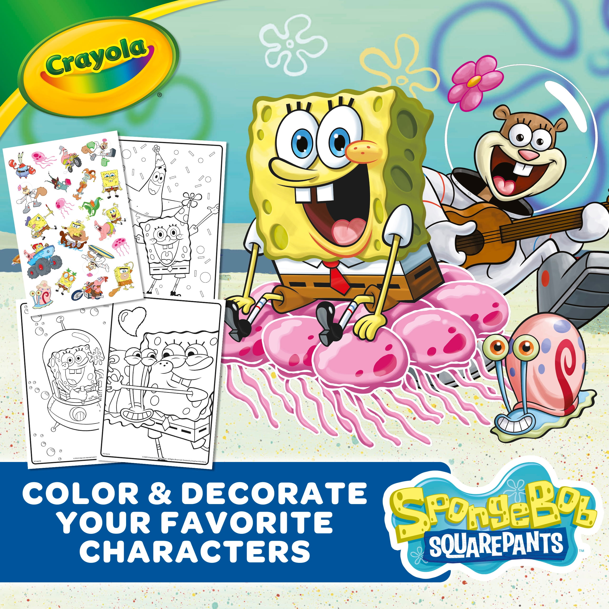 SpongeBob on X: use your phone or print it out – have F.U.N. indoors with  a page from the SpongeBob adult coloring book!    / X