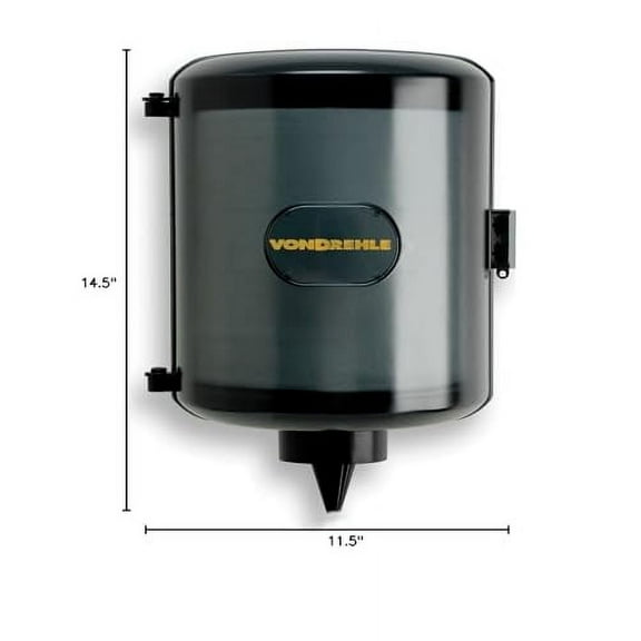 Vondrehle 6622 High Capacity Centerpull Paper Towel Dispenser, Smoke Color, System Meets HACCP Requirements, Pack of 1