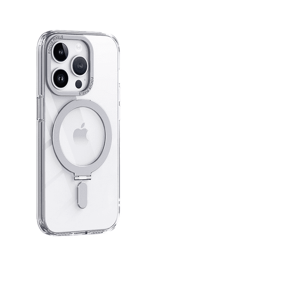 IPhone 14 Pro Max Phone Case Magnetic Support Point Case Magsafe Transparent Frosted Protective Case