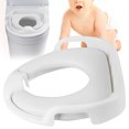 thumbnail image 1 of Asiento De Entrenamiento Para Ir Al Baño, Asiento De Inodoro Universal Ergonómico Antisalpicaduras De Orina Suave Para Niños Con Mango Antideslizante, Material PP De, 1 of 7